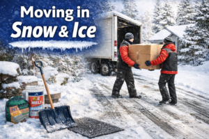 winter move tips | moving in snow and ice | safe loading driveway | protect floors | heated storage | sun valley transfer | bekins agent | idaho movers