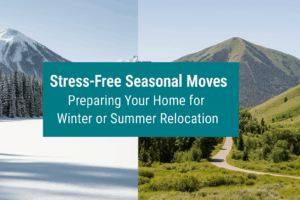 Idaho seasonal moving tips | Sun Valley winter moving help | summer relocation Hailey ID | moving during snowfall Idaho | packing for cold weather move | heated storage Hailey | Bekins movers Idaho