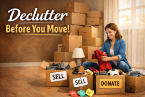 decluttering before moving | downsizing tips | moving checklist | sun valley movers | packing services | long distance move | storage hailey idaho
