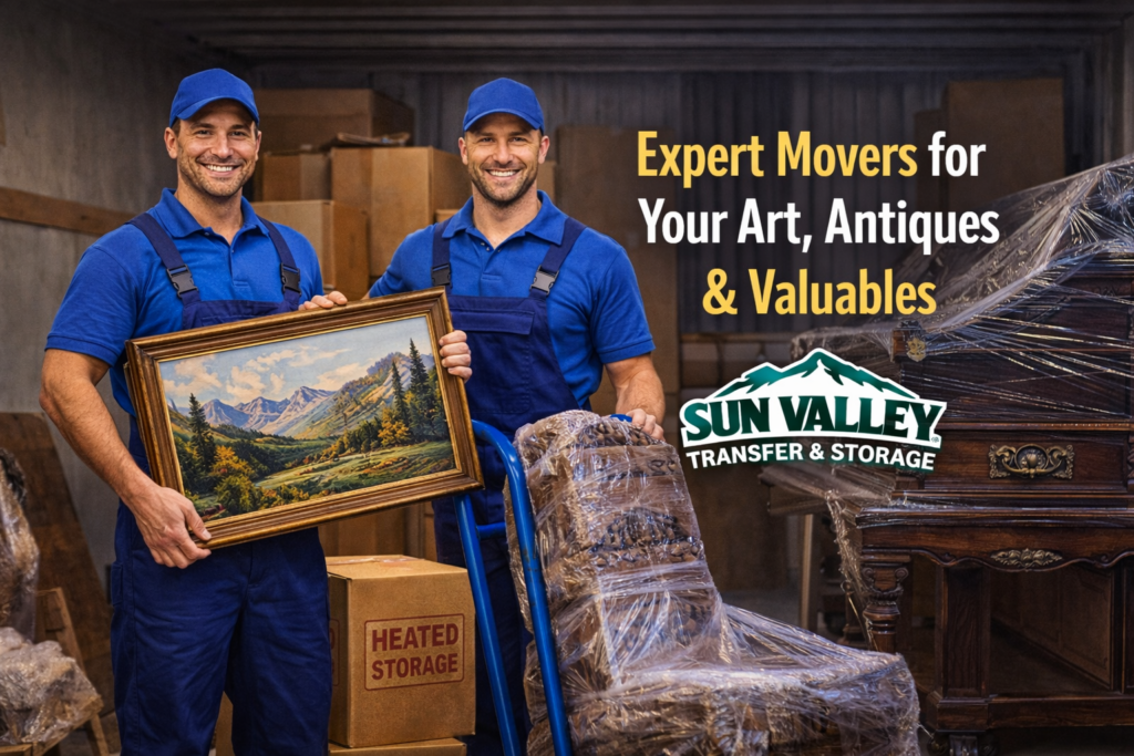 specialty movers sun valley | art moving services idaho | antique movers hailey | piano moving sun valley | high value item movers | professional packing services