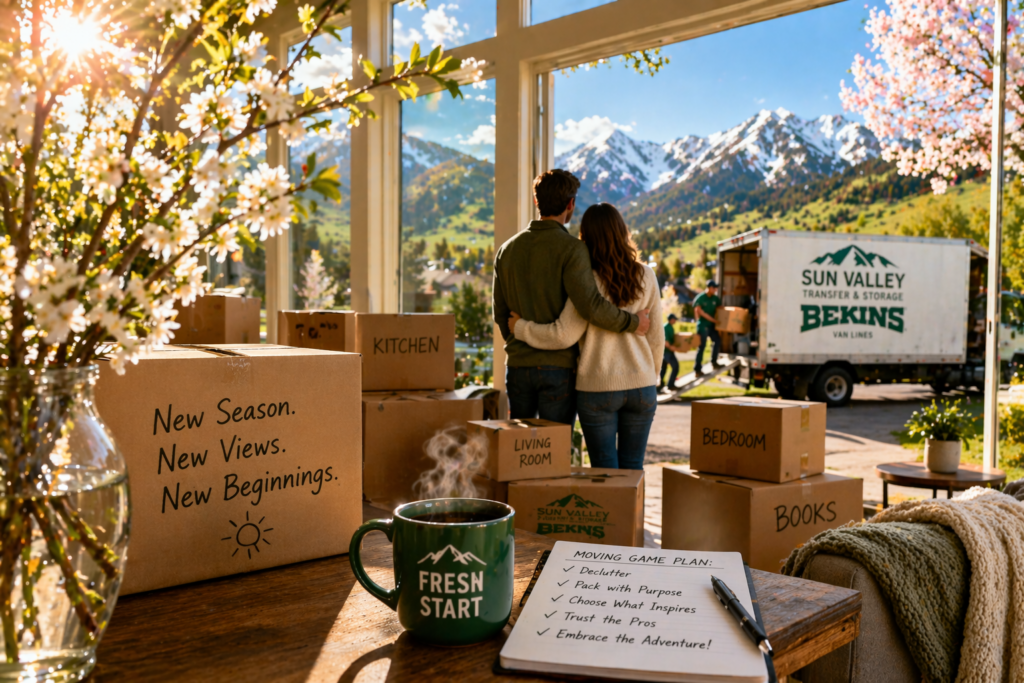 spring relocation ideas | fresh start moving | moving mindset tips | sun valley moving company | bekins moving services | seasonal moving tips | stress free relocation guide