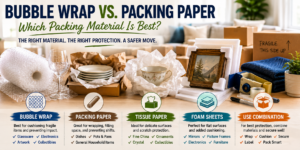 bubble wrap | packing paper | moving supplies | packing fragile items | moving materials | relocation tips | packing guide | Sun Valley movers | Idaho moving company