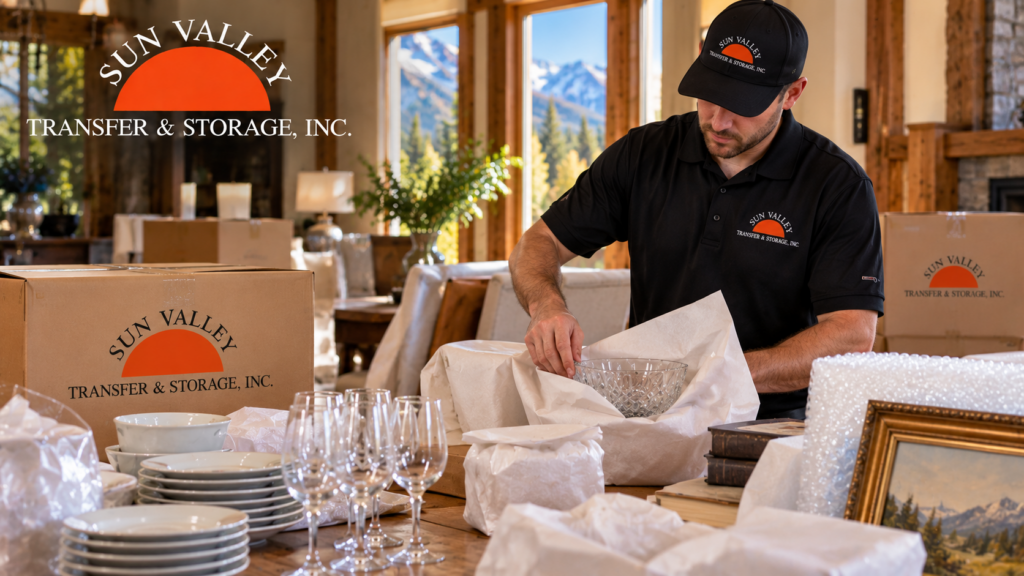 professional packing Sun Valley | packing services Hailey | movers Ketchum Idaho | packing fragile items | moving company Sun Valley Idaho